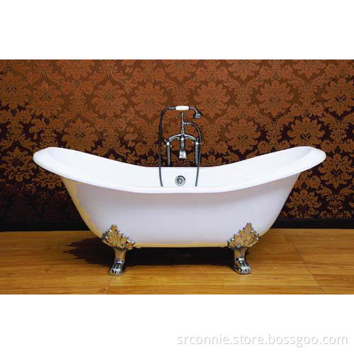 double slipper bathtub